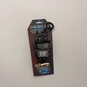Watchover Voodoo Stress Doll Dark Hero Boy Black Keychain Ref 78 Be Brave Kind